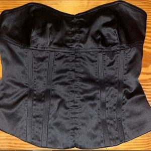Black corset top